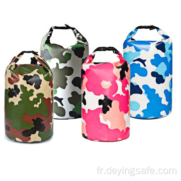 Sac étanche en PVC à motif camouflage